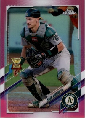 2021 Topps Chrome Pink Refractors #55 Sean Murphy - BB
