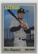2019 Topps Heritage French Text OPC Back Alex Bregman #424 1r66
