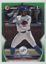 2023 Bowman Draft Green 51/99 Dylan Campbell #BD-181 qf8