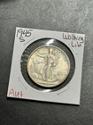 1945 S Walking Liberty Silver Half Dollar AU About Uncirculated 50c Coin (18359)