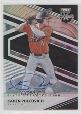 2020 Panini Elite Extra Edition Signatures Kaden Polcovich #78 Auto ll2