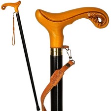 Classic Wooden Cane, Custom Walking Cane, White Cane Women, Men's Walking Stick