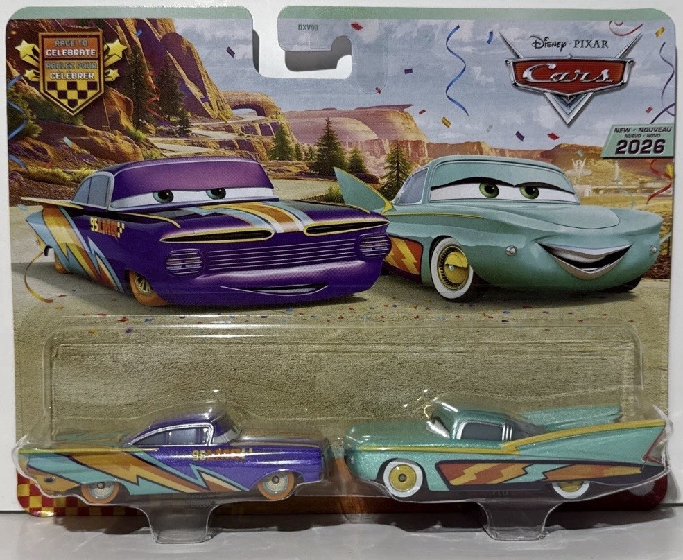 Disney Pixar Cars Flo Ramone Race To Celebrate 2 Pack 20th Anniversary ...