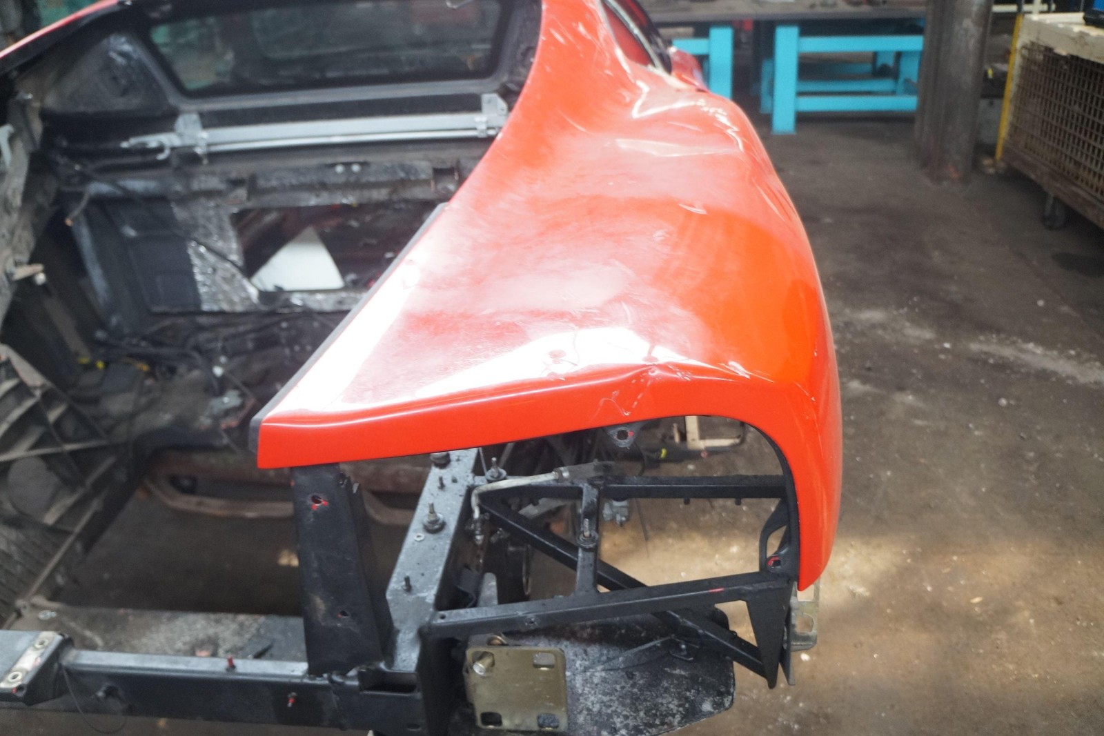 Rear Right Quarter Panel Body Structural Cut Red Ferrari 360 Modena 2001 *Note