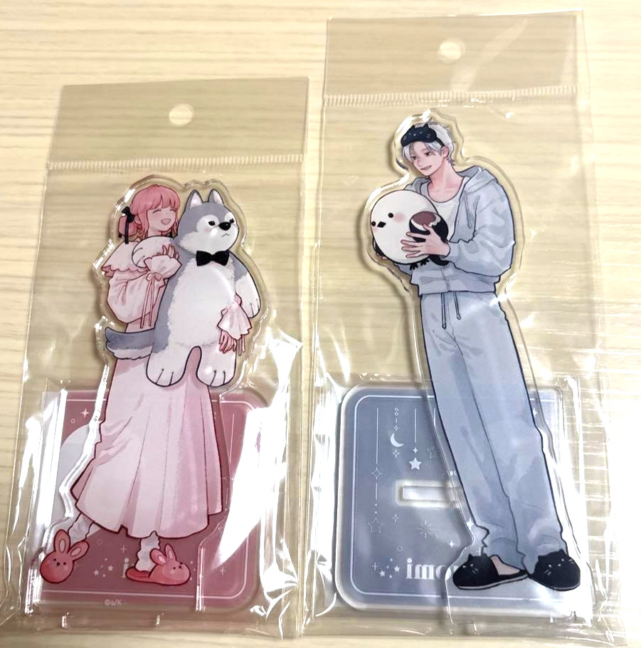 Juego de 2 figuras de acrílico con soporte Itsuomi & Yuki A Sign of Affection