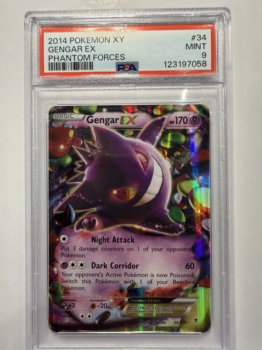 Gengar Pokémon TCG Phantom Forces Ultra Rare Individual