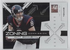 2010 Donruss Elite Zoning Commission Black 58/99 Matt Schaub #10 0a7