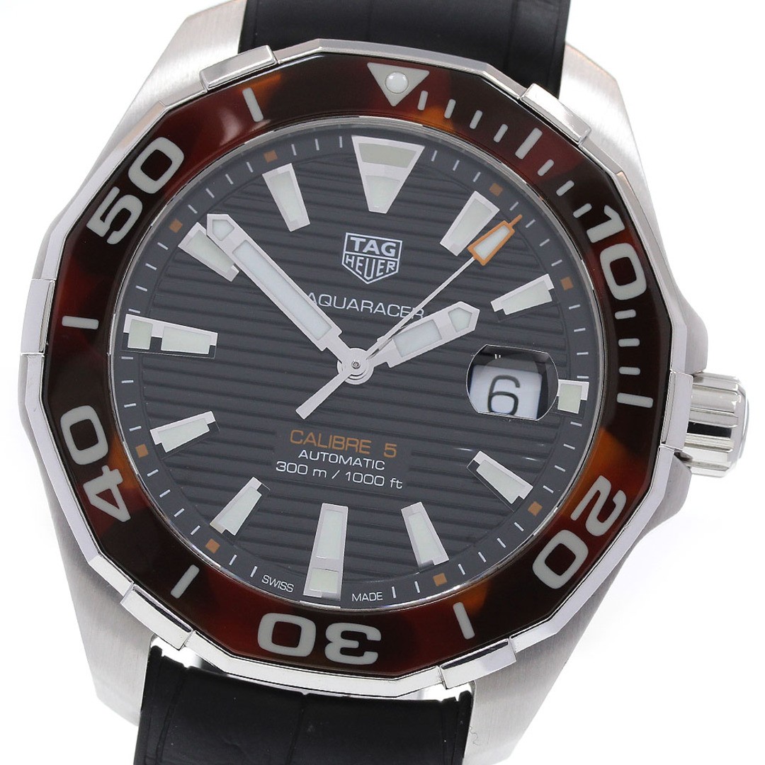 TAG Heuer WAY201N Aquaracer Caliber 5 Automatic Men Watch with Box & Card
