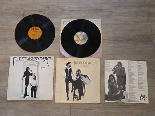 Fleetwood Mac Vinyl Record LP Lot of 2 Rumours, Self Titled VG 1975 1977