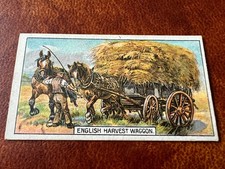 B.A.T. Cigarette Card - Transport Of The World 1917 - English Harvest Waggon