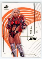 2026 Upper Deck AEW SP Signature Edition Orange 38/75 Thekla #81 Rookie RC 0oc6