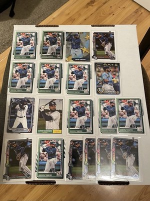 Junior Caminero 19 Card Lot. Years and Brands Vary. Tampa Bay Rays    