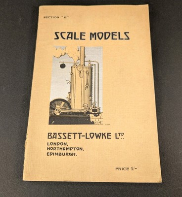 Bassett-Lowke Scale Models Catalogue Section B October 1924 Engine Motor Boilers