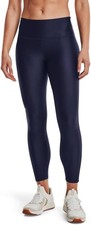 NEW Women's Under Armour High Rise Navy Blue Ankle Leggings Size Medium MSRP 45
