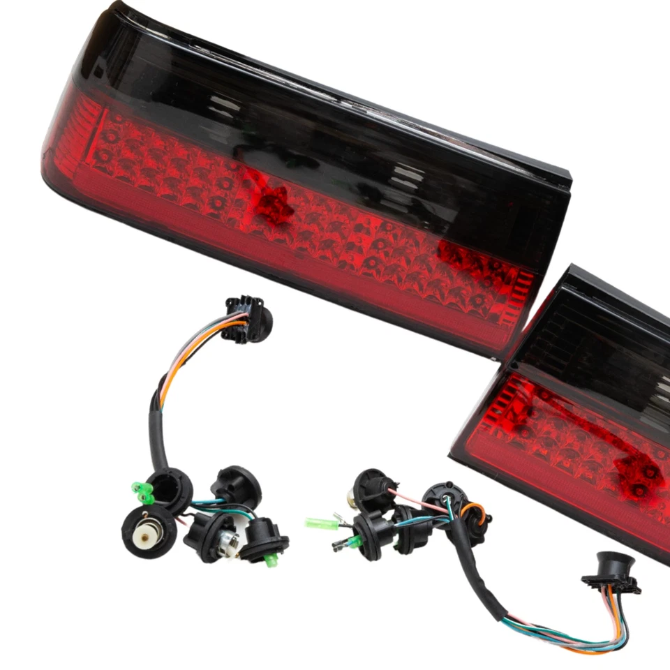 Par de luces traseras ahumadas para BMW E30 1988-1991 aspecto MHW Foto 4 de 4