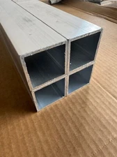 [4 PACK] 1/8" Wall x 2" x 2" Square Aluminum Tube x 48" Long, 6061 Aluminum