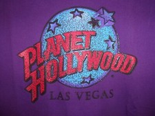 Las Vegas Planet Hollywood purple XL t shirt