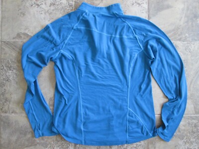Chemise Mountain Hardwear – Femme – Taille M – Nylon Bleu Marine – 1/4 Zip (Occasion)
