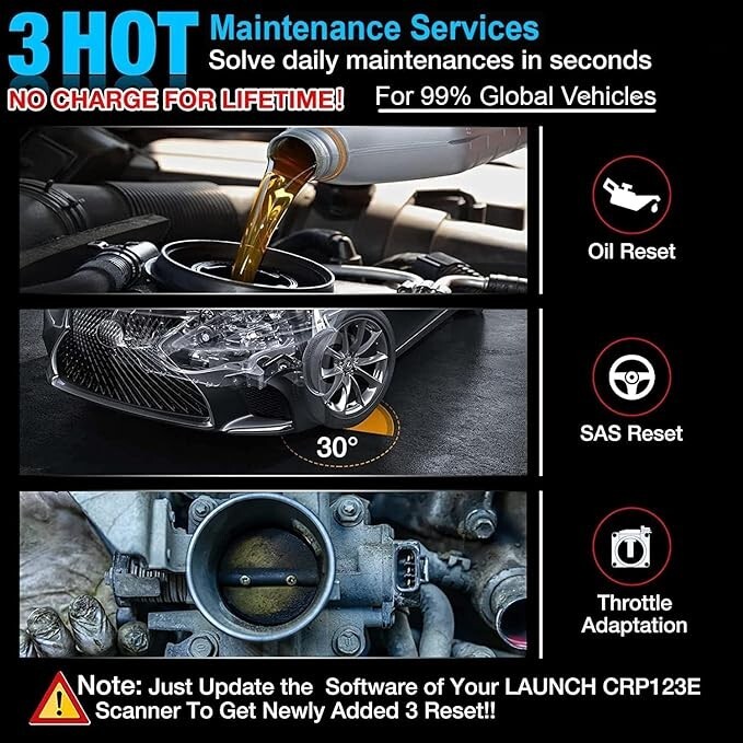Valise diagnostique LAUNCH lecteur code défaut OBD2 outil scan voiture - 4