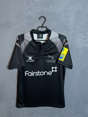 Maillot Rugby Newcastle Falcons 2008 - Coton, Taille S, Rose, Occasion Bon état