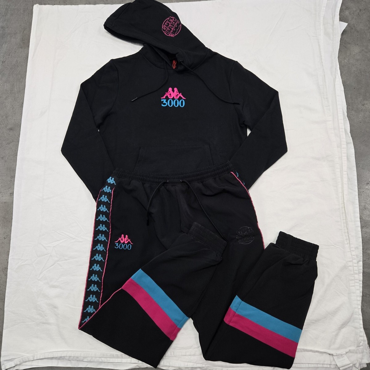 NWT Size M/L Mens Hoodie & Pants Kappa x Gumball 3000 Tracksuit