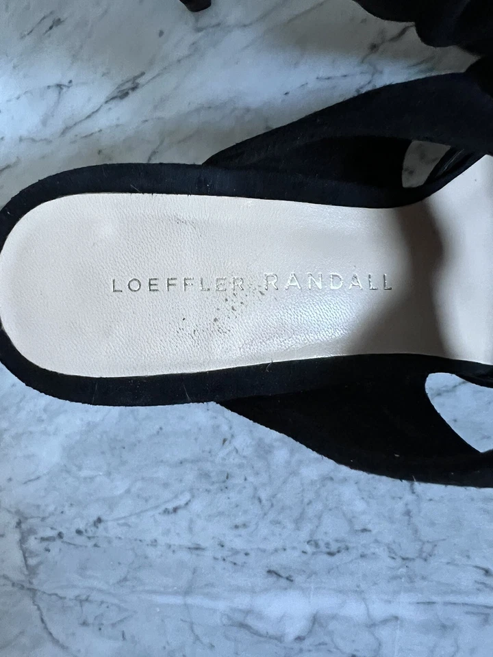 Loeffler Randall Flora black Suede Heeled Size US 6 Shoes - Image 4 of 4