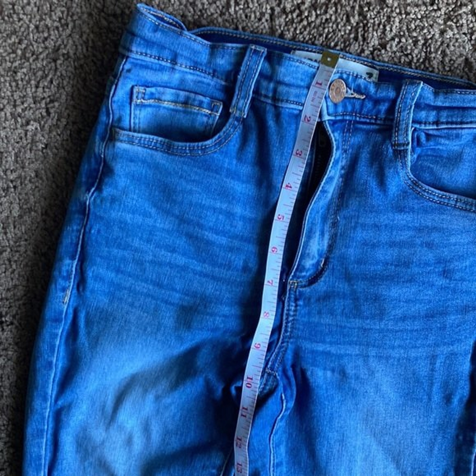 Jean Bootcut L.E.I. Junior Taille 13 Avec Ceinture, Taille Haute Denim