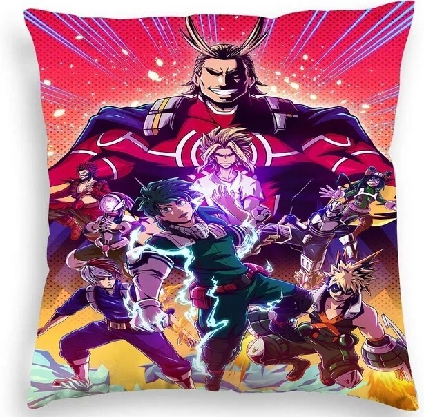 My Hero Academia Cushion Cover 45×17 11/16in Model At Choice Deku Midoria