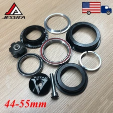 US JESSICA 44-55mm Double Bearings Black Headset For 1-1/8" Tapered Fork Tubes
