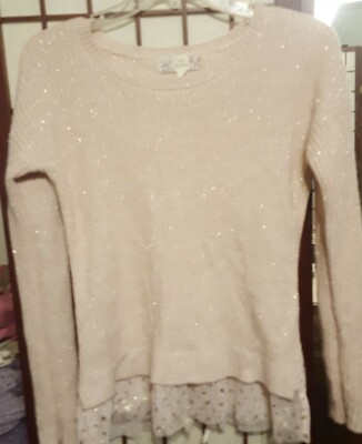 Girls Pink Republic Sweater Size L (14)