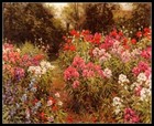 Chart Needlework Diy 14 ct - Counted Cross Stitch Patterns - A Flower Garden