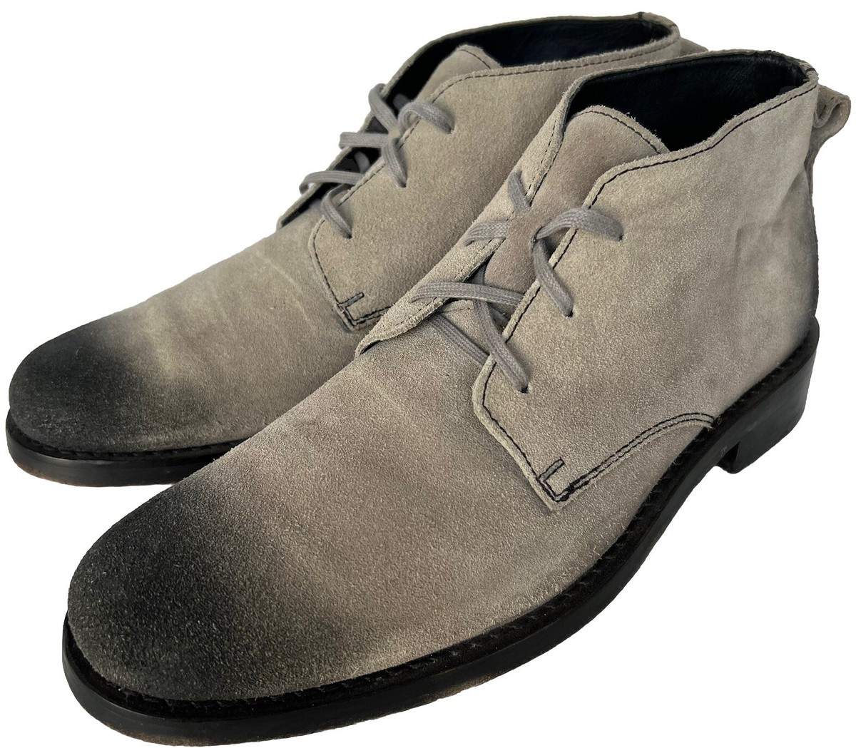 Men\'s Dark Gray Suede Lace-Up Chukka Boots Danner - Pine Grove Chukka Charcoal main image 2