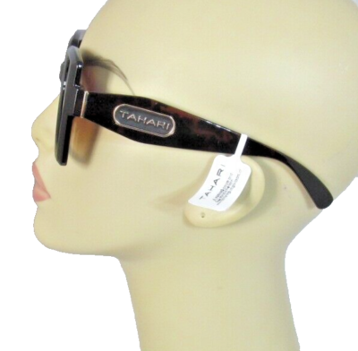 Tahari Tortoiseshell Oversized Square Sunglasses with Brown Lenses Tahari TH904 TS Oversize Square Sunglasses Brown Tortoise  main image 4