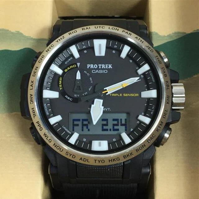 Casio Watch Protrek PRW-61-1AJF Climber Line Analog Triple Sensor