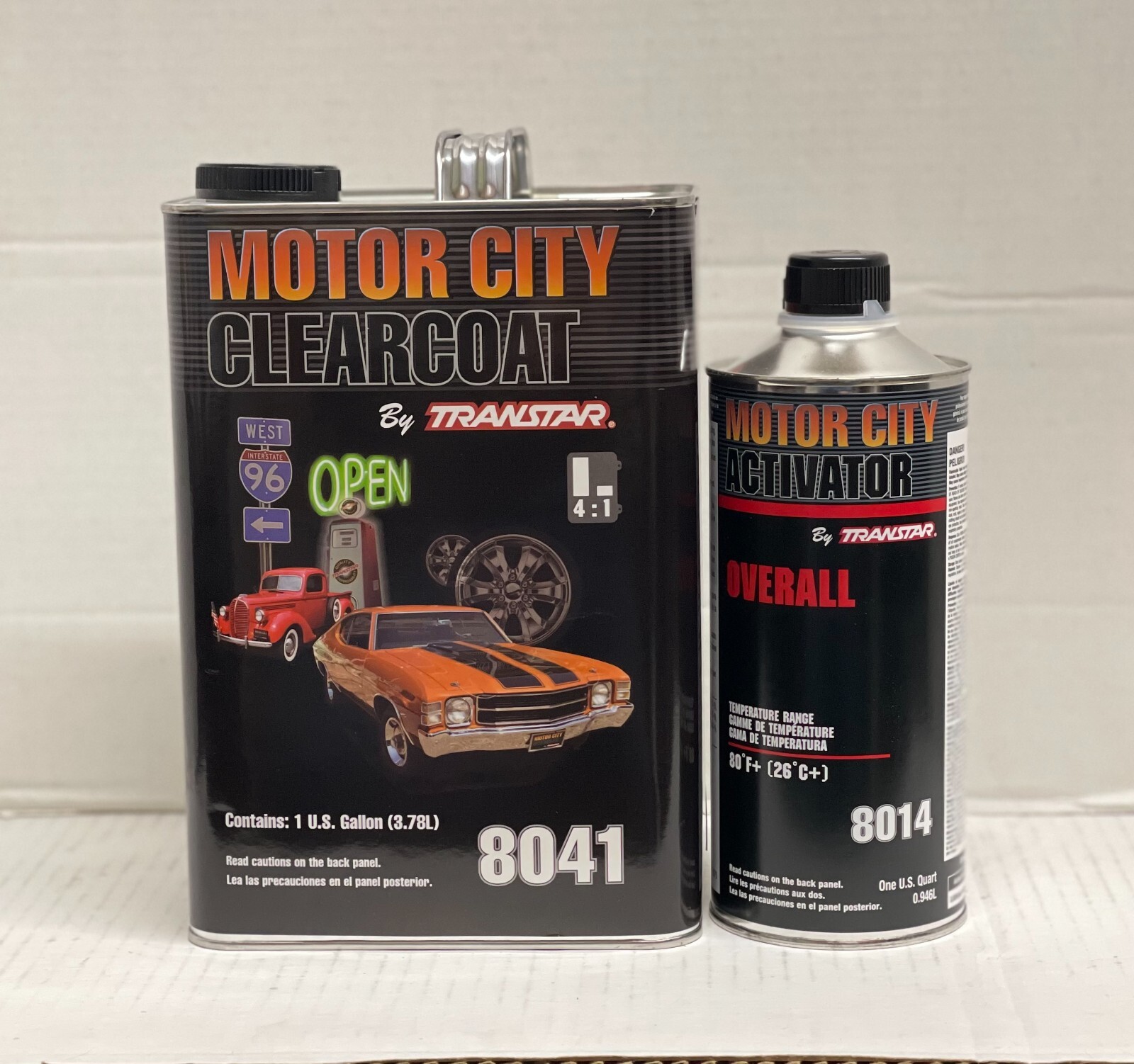 Transtar Motor City Clearcoat with choice of Overall or Spot & Panel