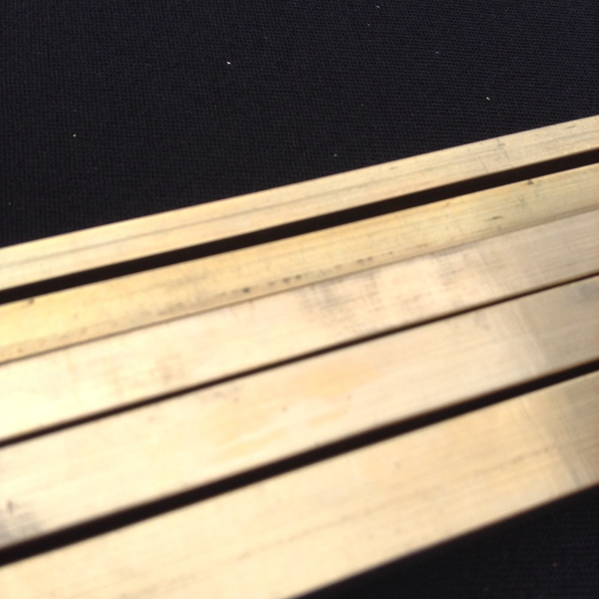 H59 Brass Square Bar Solid Rod 5/6/8/10/12/15/20 X 5/6/8/10/12/15/20 L250/ 500mm