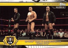 2019 Topps WWE NXT #96 Imperium Comes to Blows with British Strong Style