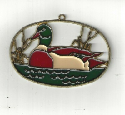 Duck/ Mallard Suncatcher w/Suction cup (New Old Stock) 