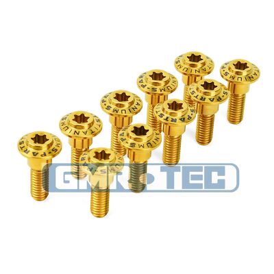 10PC Front Brake Disc Rotors Mounting Bolts For 2014-2019 Yamaha X-MAX YP400 ABS