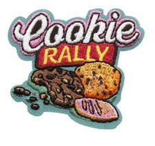 Girl COOKIE RALLY PARTY Day Kick Off Event Fun Patches Crest Badge SCOUT GUIDE