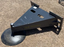 Landhonor Skidsteer Ice Ceramic Floor Tile Scraper Attachment Universal Bob Tach