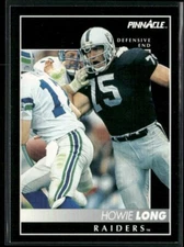 1992 Pinnacle Football #149 Howie Long HOF Los Angeles Raiders