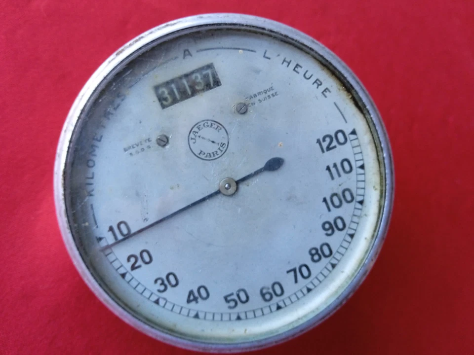 BUGATTI, AMILCAR, FIAT: CONTACHILOMETRI JAEGER 120 KM - Imagen 2 de 4