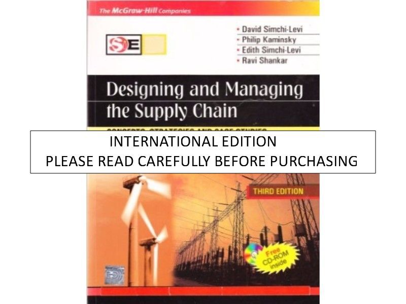 designing and managing the supply chain david simchi-levi