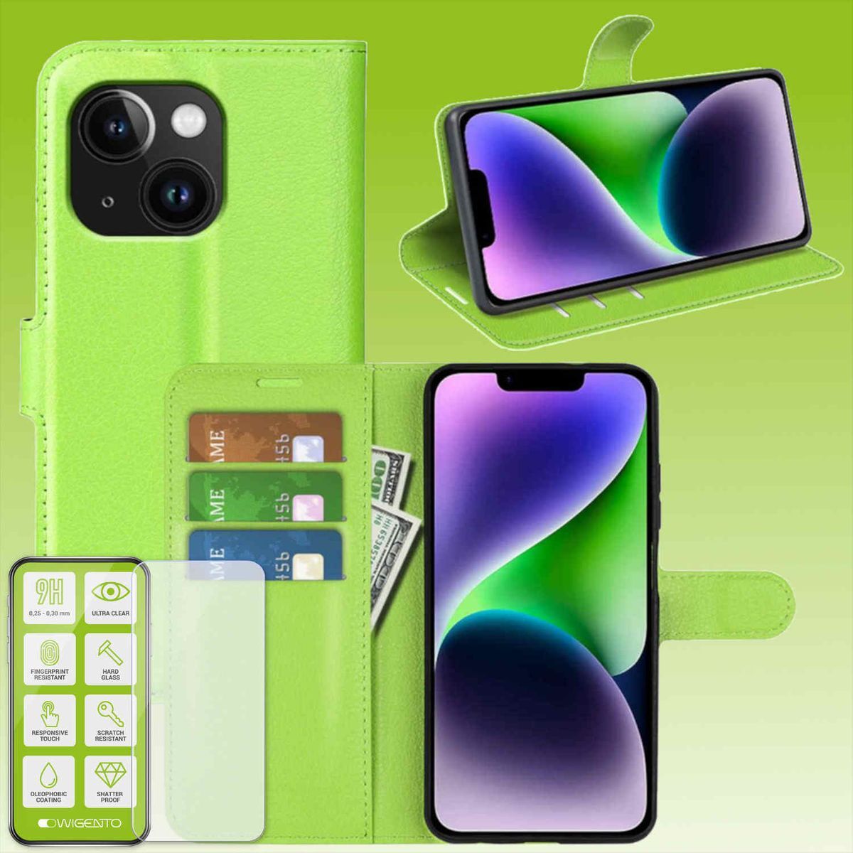 Für Apple iPhone 15 Plus Zubehör Handy Tasche Etui Hülle...