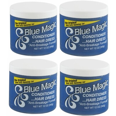 Blue Magic Conditioner Hair Dress ''Anti-Breakage Formula'' 340g (4er Pack)