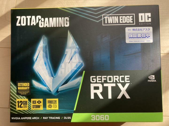 ZOTAC GAMING GeForce RTX 3060 Twin Edge OC 12GB GDDR6 GPU NEW