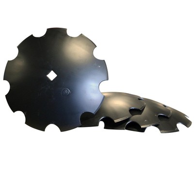16  Replacement Disc Harrow Notched Blades for Tilling and Chopping Soil | Pack