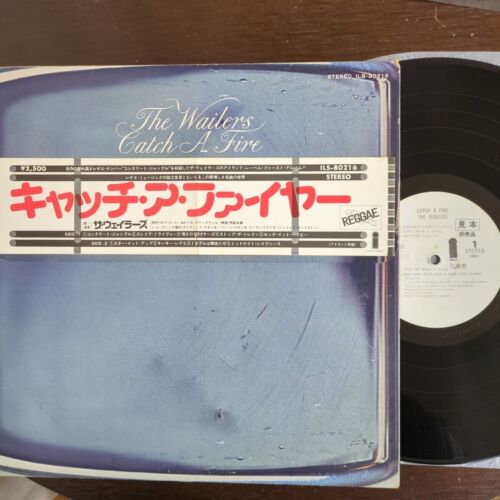 The Wailers / Catch A Fire 1974 Japanese LP Vinyl Island Records ILS80216