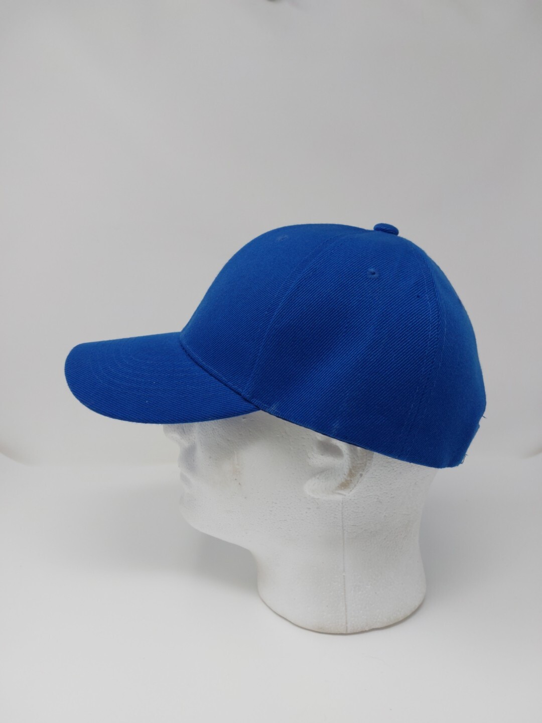 Blue Blank Strap Back Hat Adjustable Cap - image 4